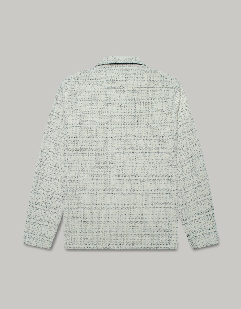 Bart Frame Overshirt - Ecru / Black