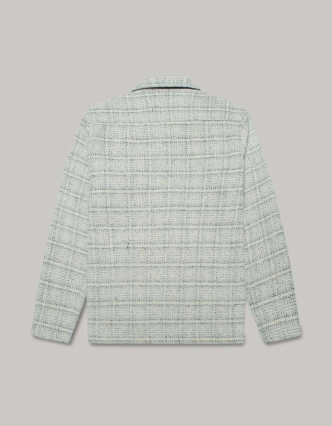 Bart Frame Overshirt - Ecru / Black