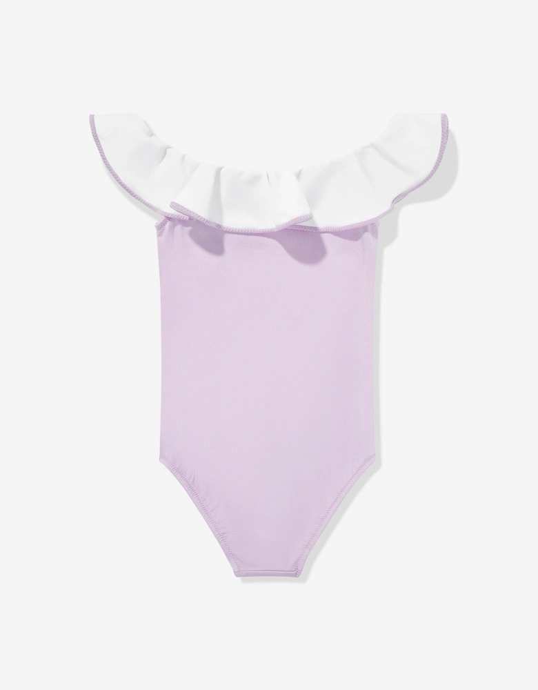 Girls Britton Swimsuit in Purple
