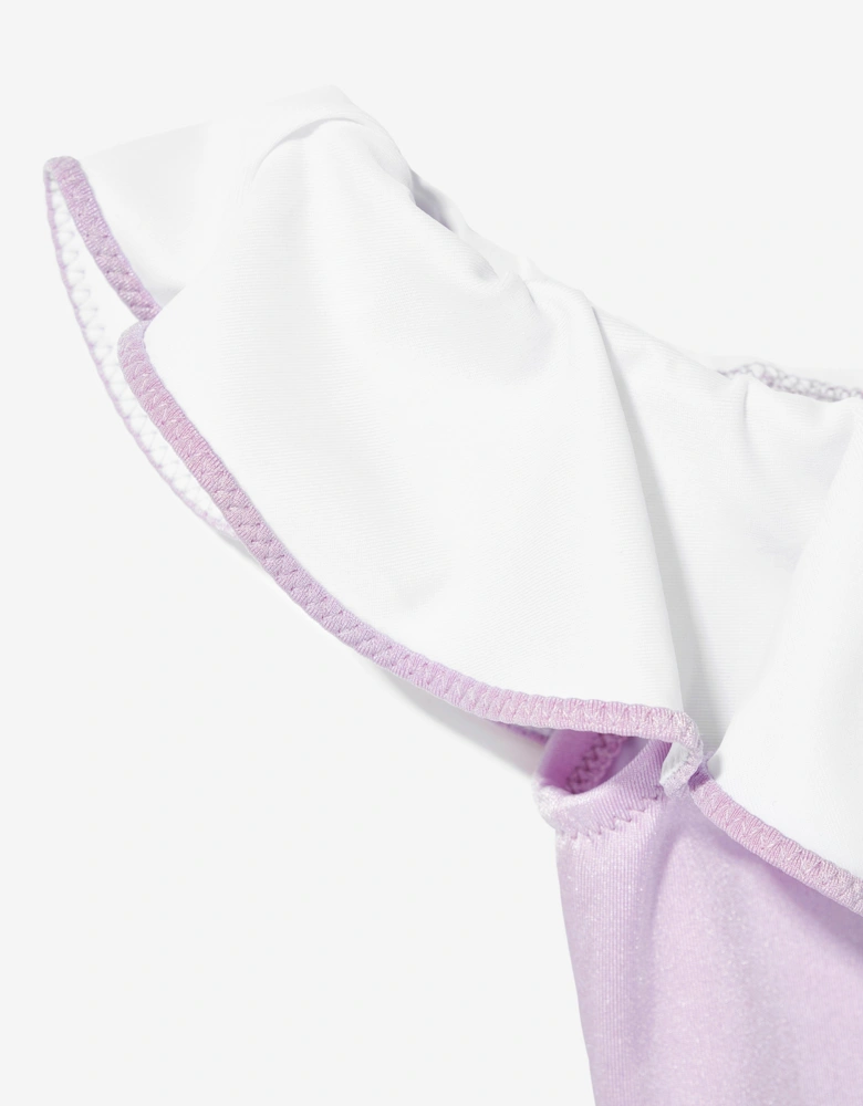 Girls Britton Swimsuit in Purple