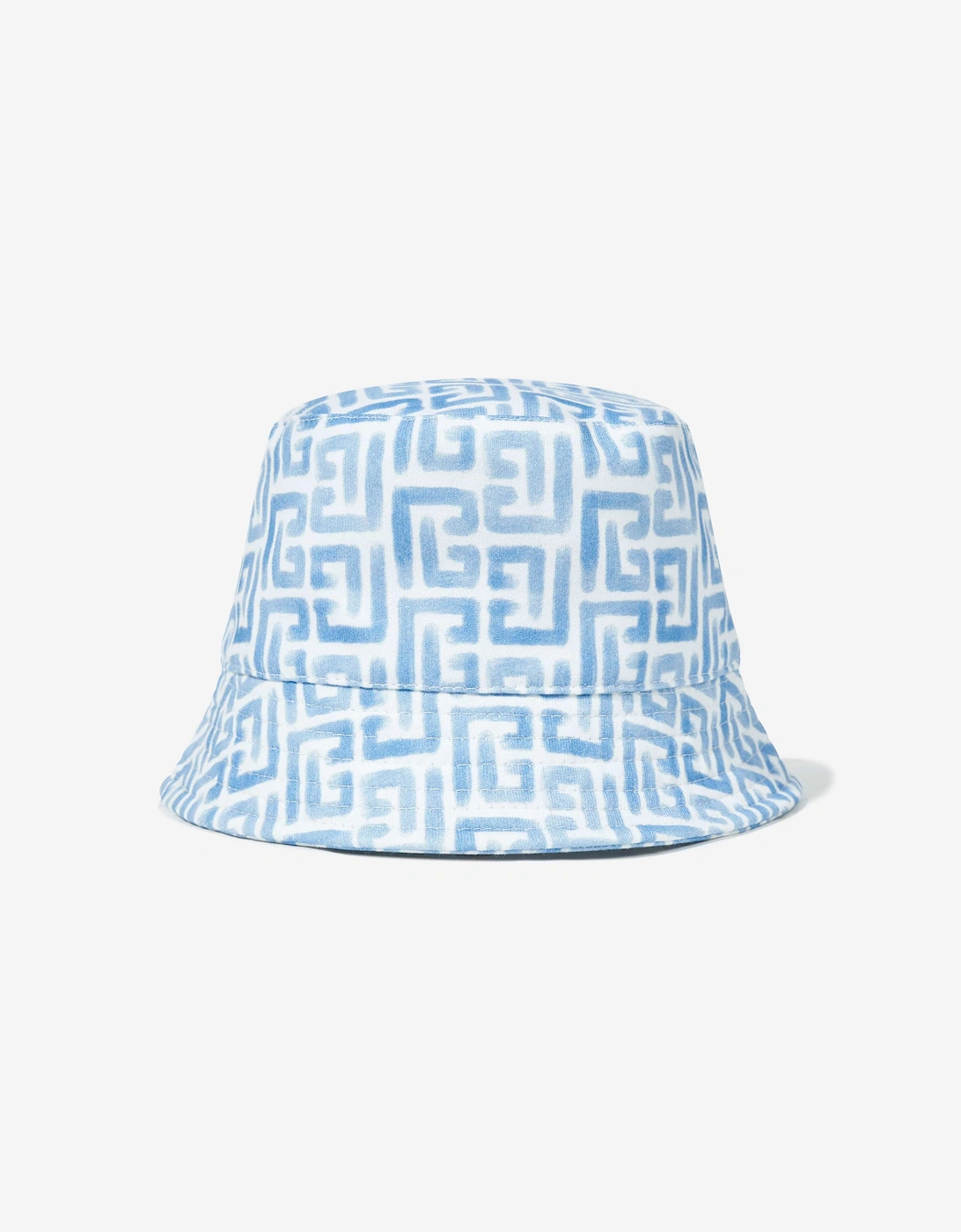Boys Monogram Logo Bucket Hat in Blue