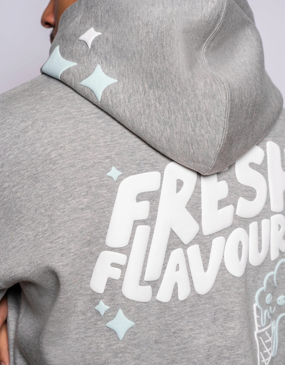 Fresh Flavours  Hoodie - Marl Grey