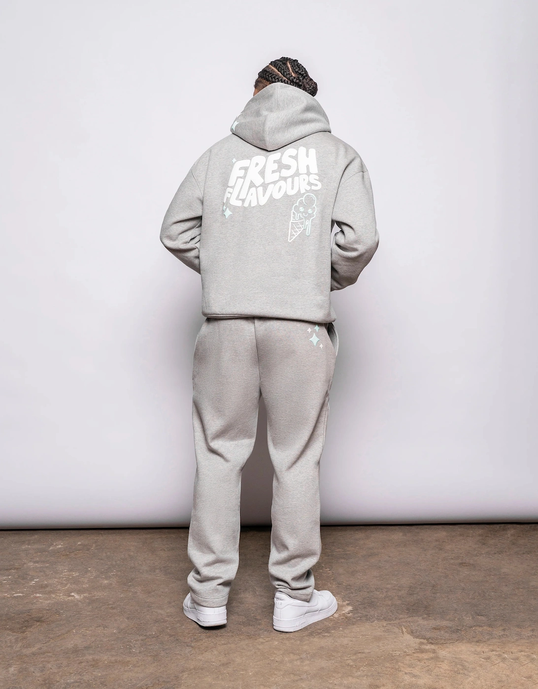 Fresh Flavours Joggers - Marl Grey