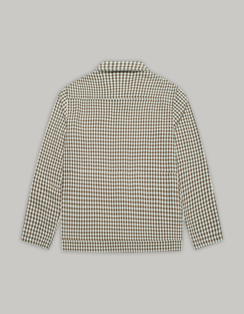Turner Shacket - Tan Check Silvia