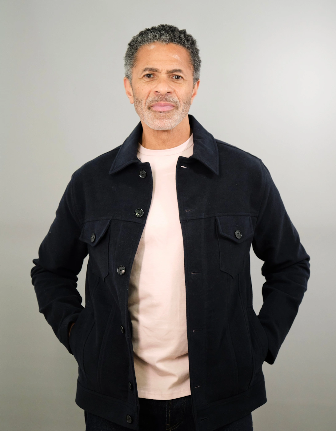 Goring Jacket - Navy Moleskin