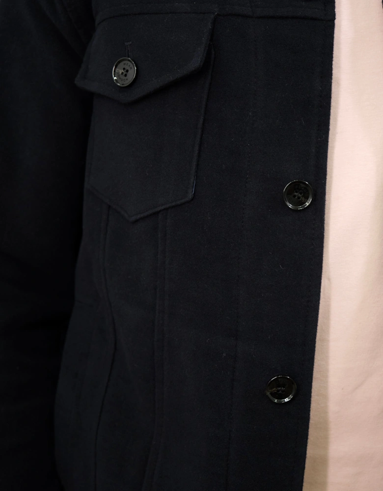 Goring Jacket - Navy Moleskin
