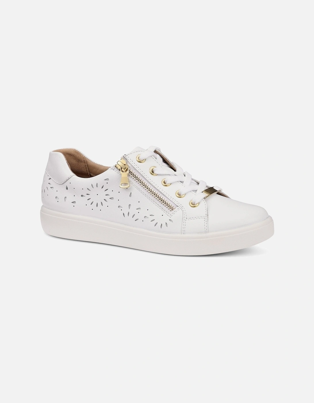 Hotter Women's White Wonder Trainers - Size: 4.5