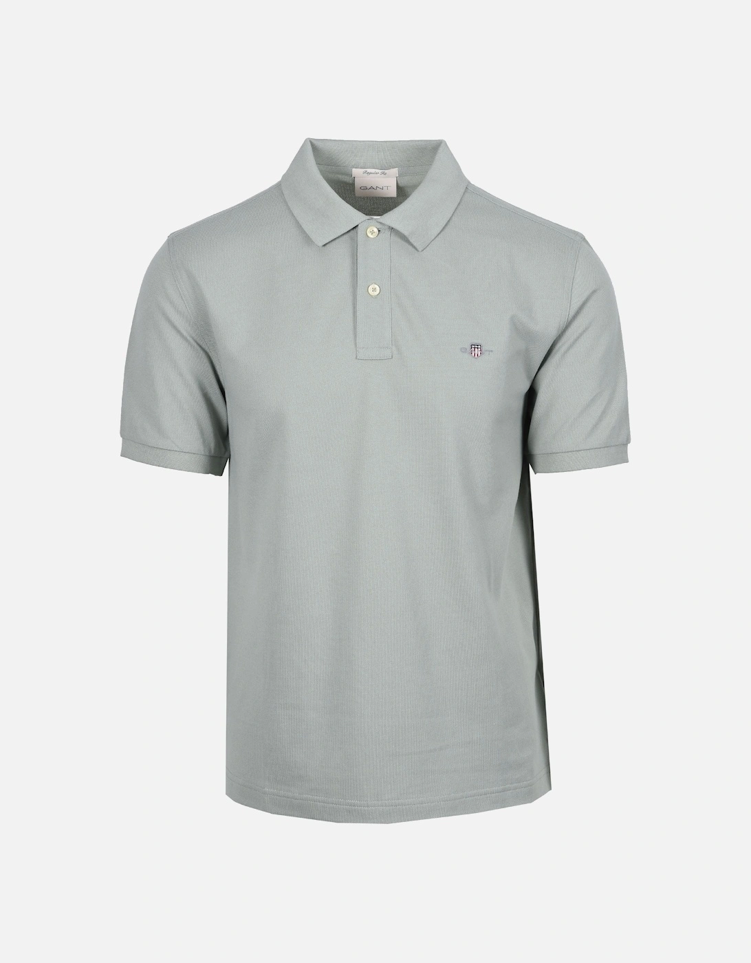 REG SHIELD SS PIQUE POLO SHIRT CERAMIC GREY, 4 of 3