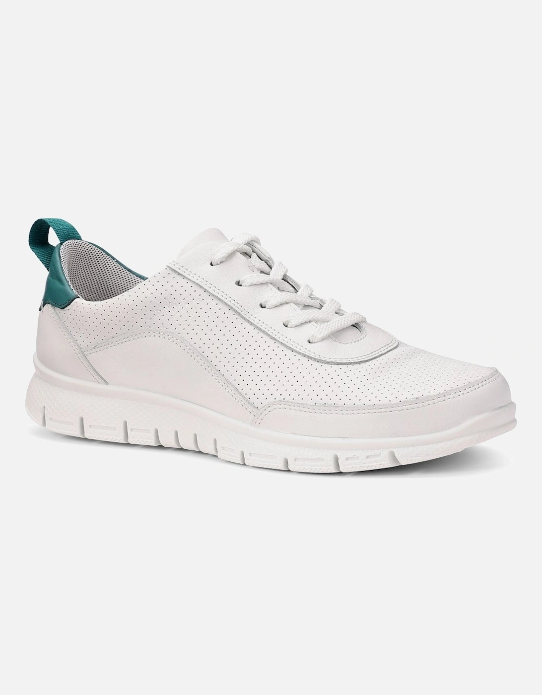 Hotter Women's White Gravity Ii Trainers - Size: 5.5