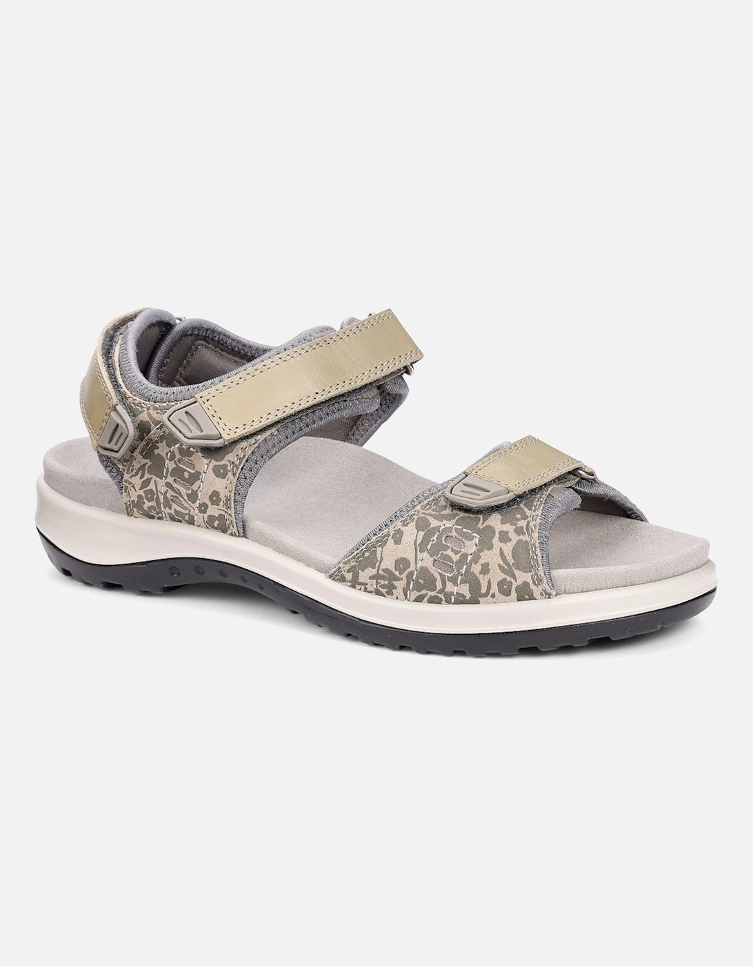 Hotter Women's Grey Walk Ii Sandals  Size 6.5
