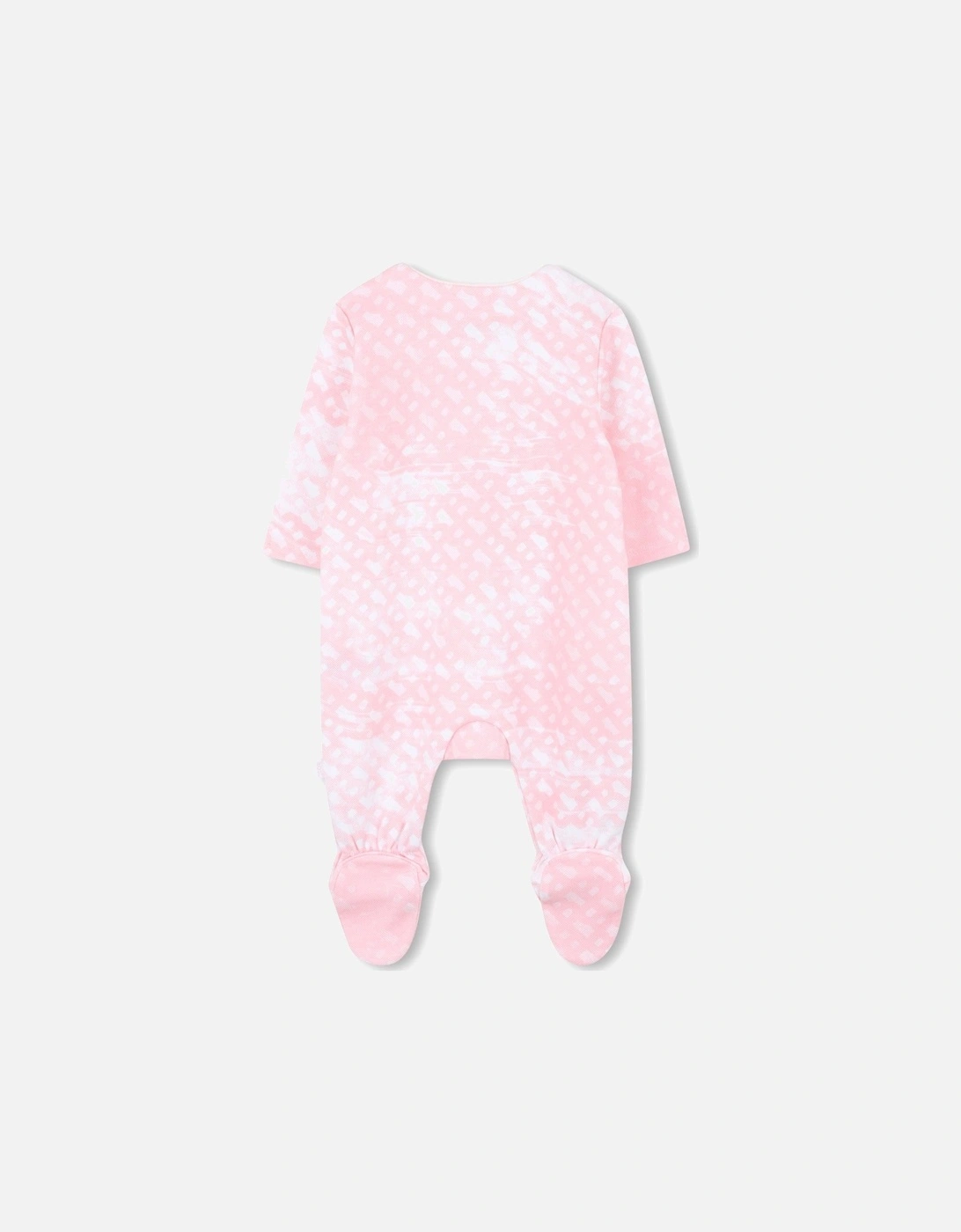 BOSS PINK BABY GIRL BABYGROW/HAT/BIB SET J52506