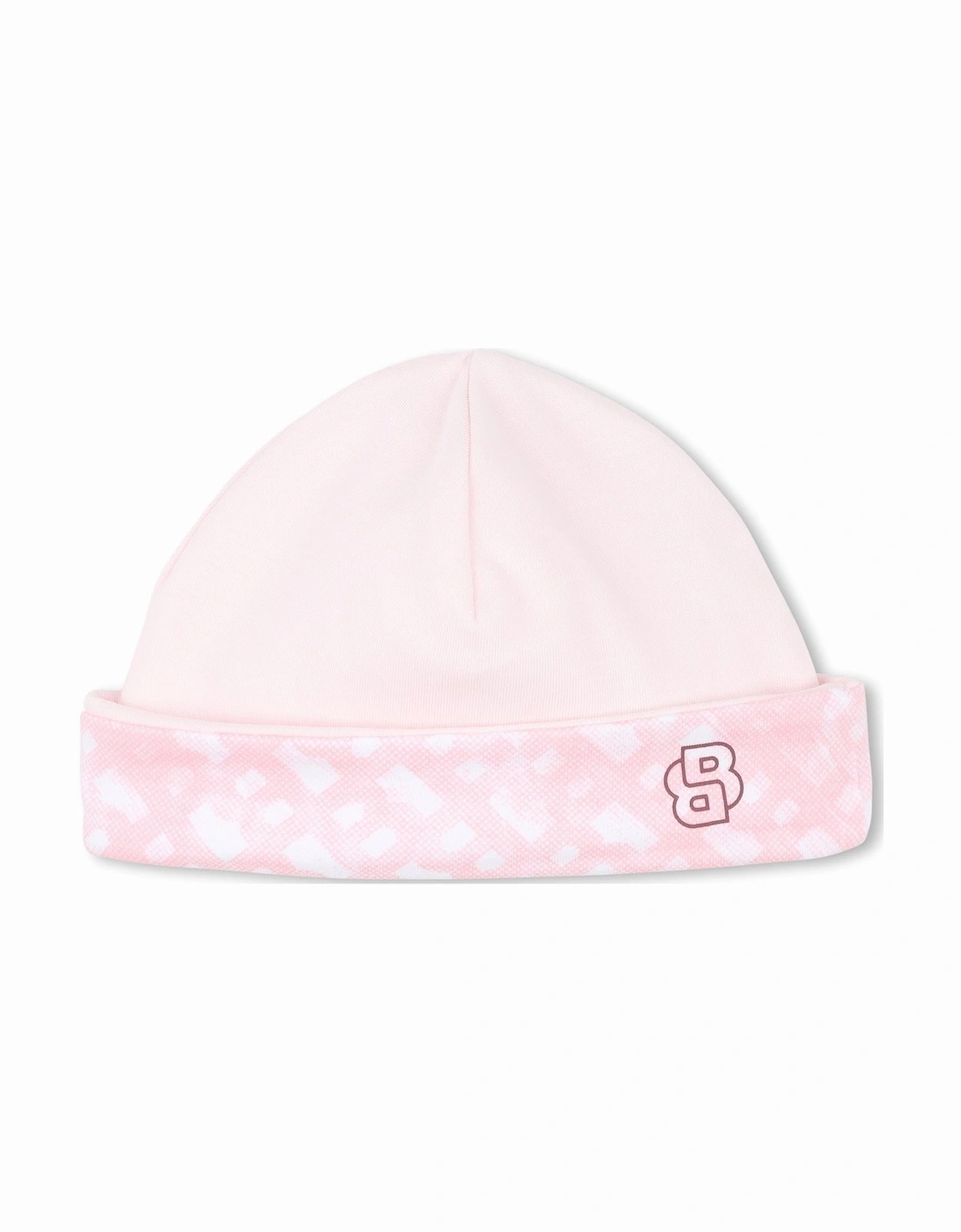 BOSS PINK BABY GIRL BABYGROW/HAT/BIB SET J52506