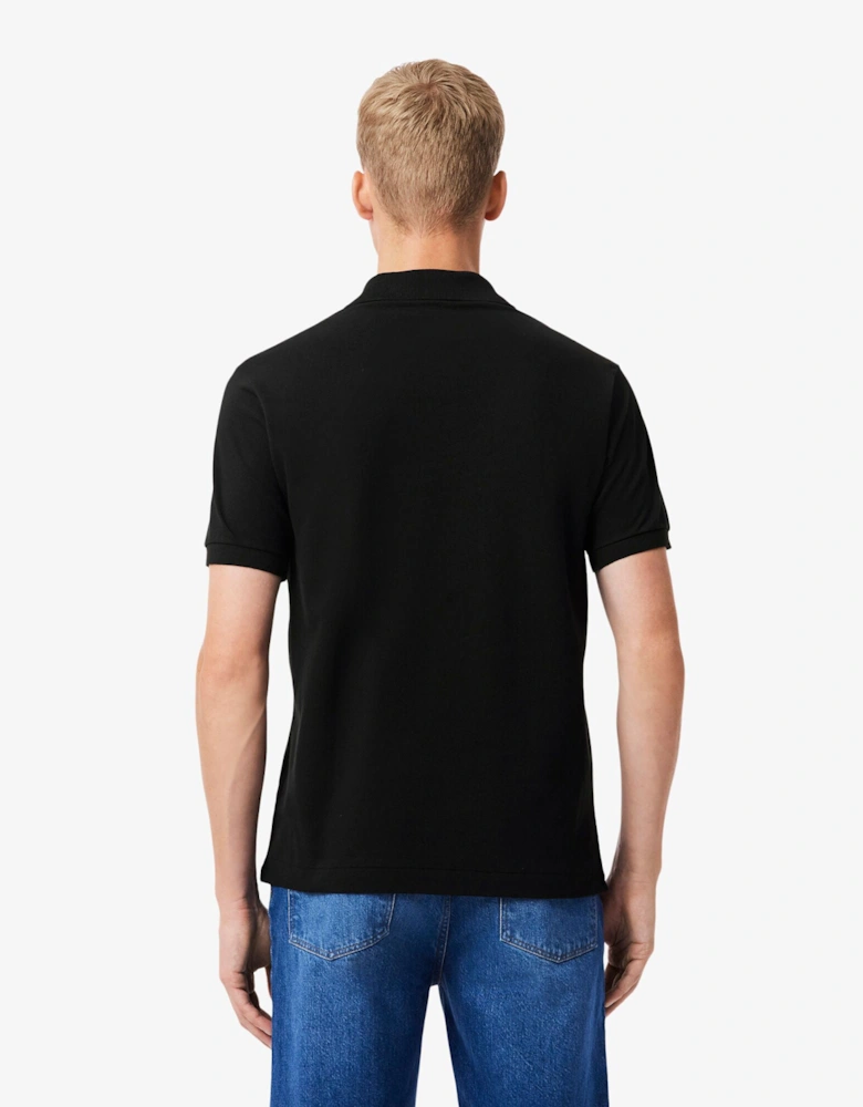 Classic Fit L.12.12 Mens Short Sleeve Polo Shirt - Black 031