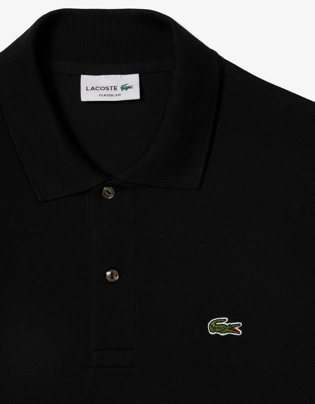 Classic Fit L.12.12 Mens Short Sleeve Polo Shirt - Black 031