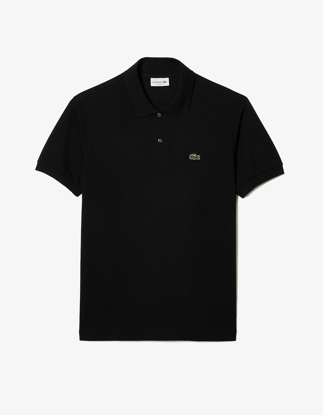 Classic Fit L.12.12 Mens Short Sleeve Polo Shirt - Black 031