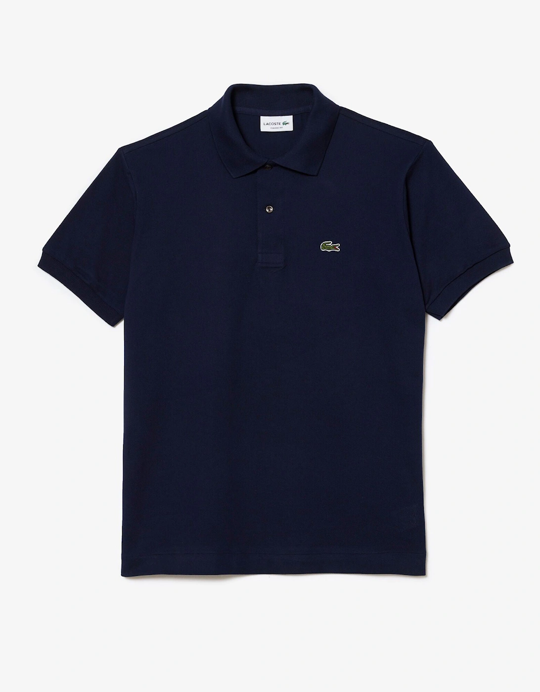 Classic Fit L.12.12 Mens Short Sleeve Polo Shirt - Navy Blue 166
