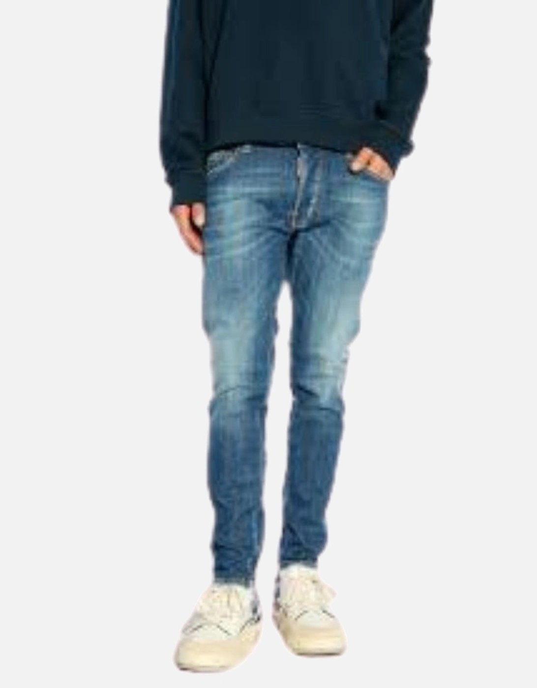 Navy Blue Easy Wash Super Twinky Jeans