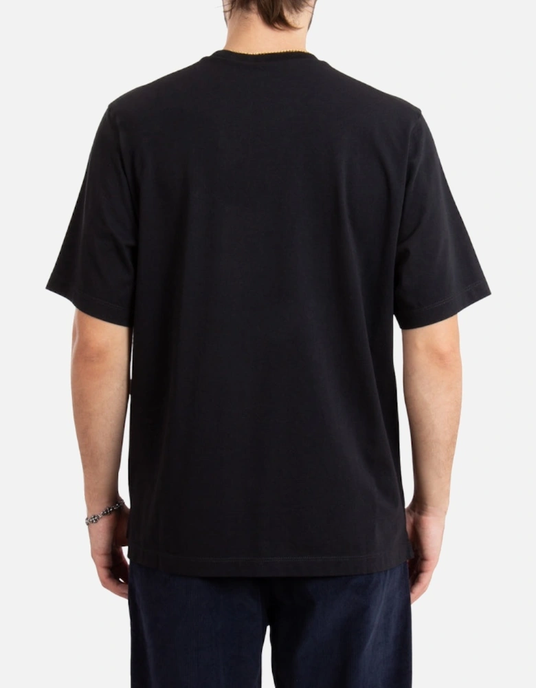 Loose Fit Monotone Logo Black T-Shirt
