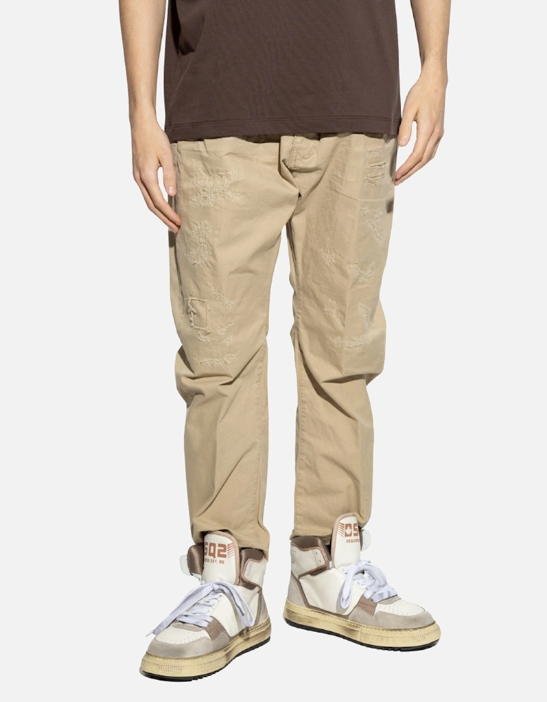 Beige Trousers Desert Tan