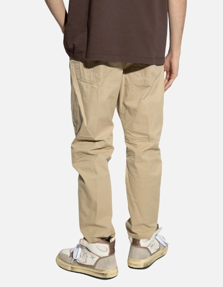 Beige Trousers Desert Tan