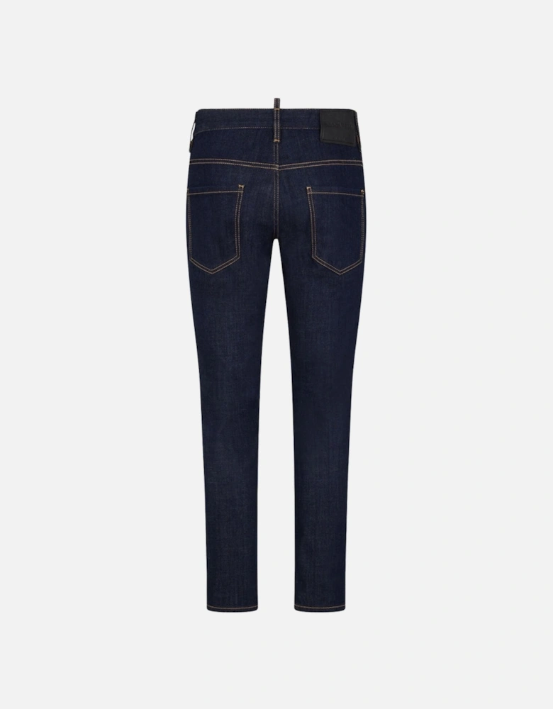 Navy Blue Skater Denim Jeans