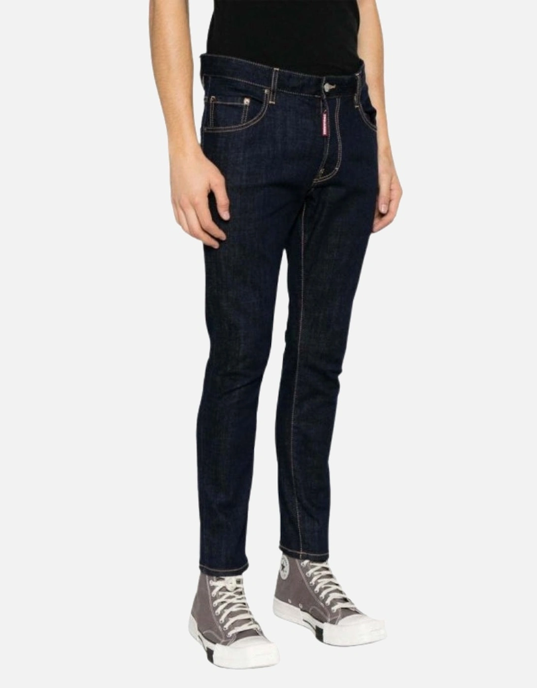 Navy Blue Skater Denim Jeans