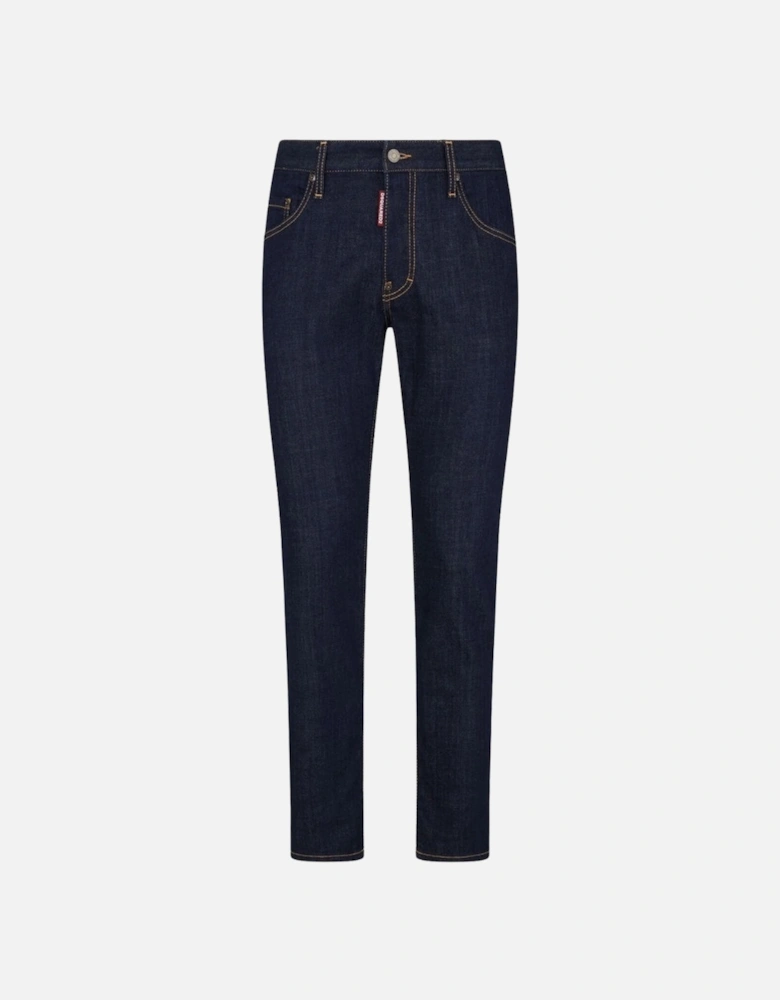 Navy Blue Skater Denim Jeans