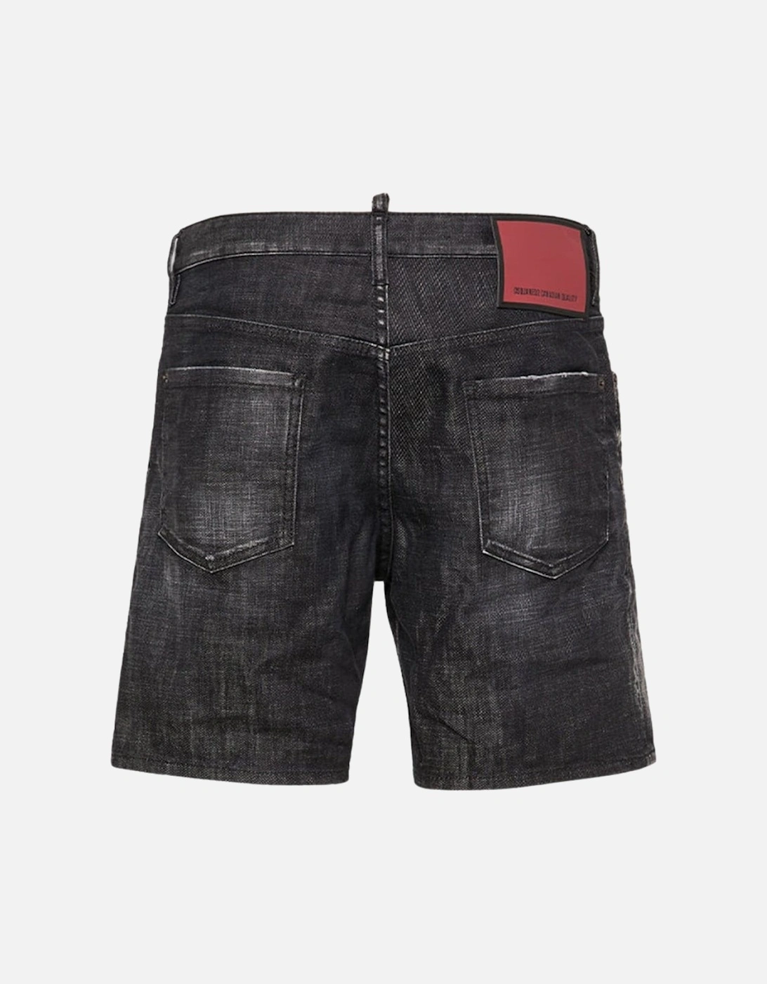 Marine Bermuda Denim Black Shorts