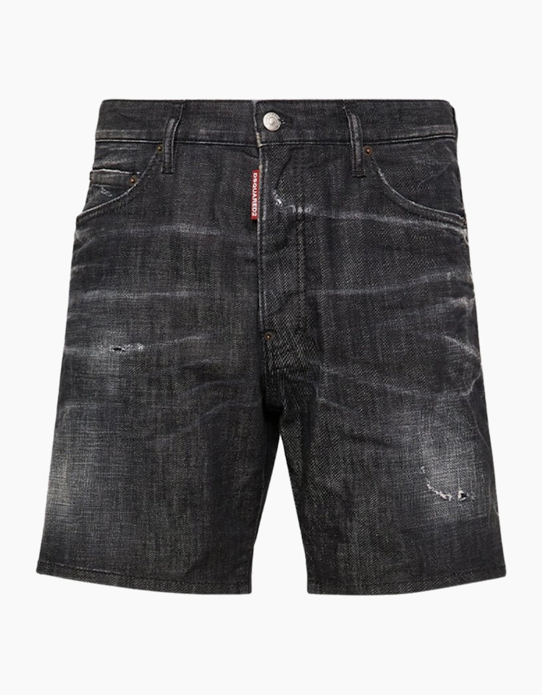 Dsquared2 Men's Black Marine Bermuda Denim Shorts  32/32 W32