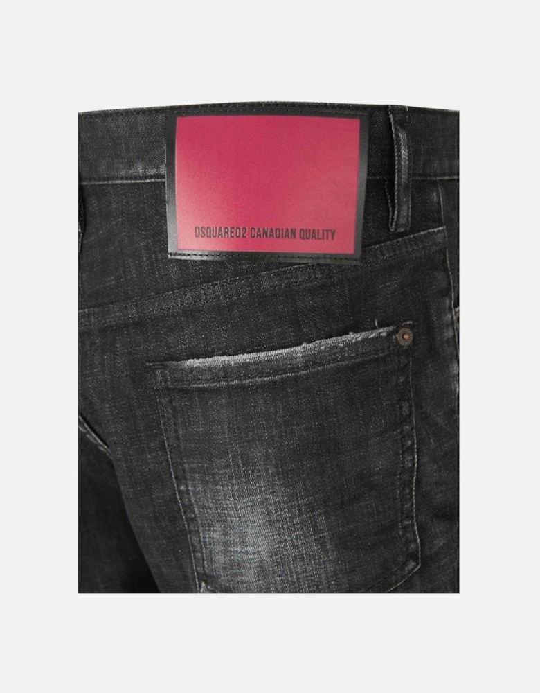 Marine Bermuda Denim Black Shorts