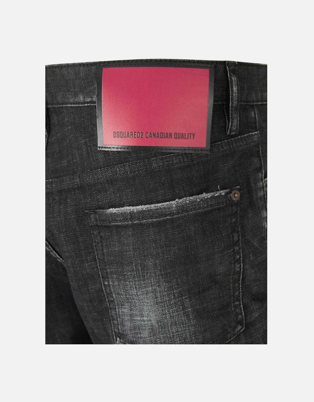 Marine Bermuda Denim Black Shorts