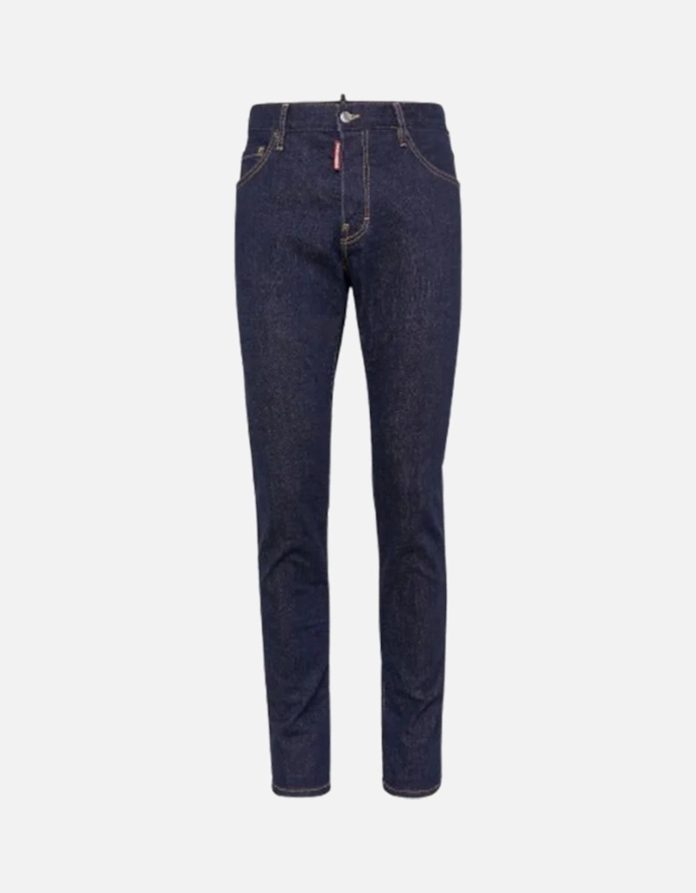 Dark Navy Blue Rinse Wash Cool Guy Jeans
