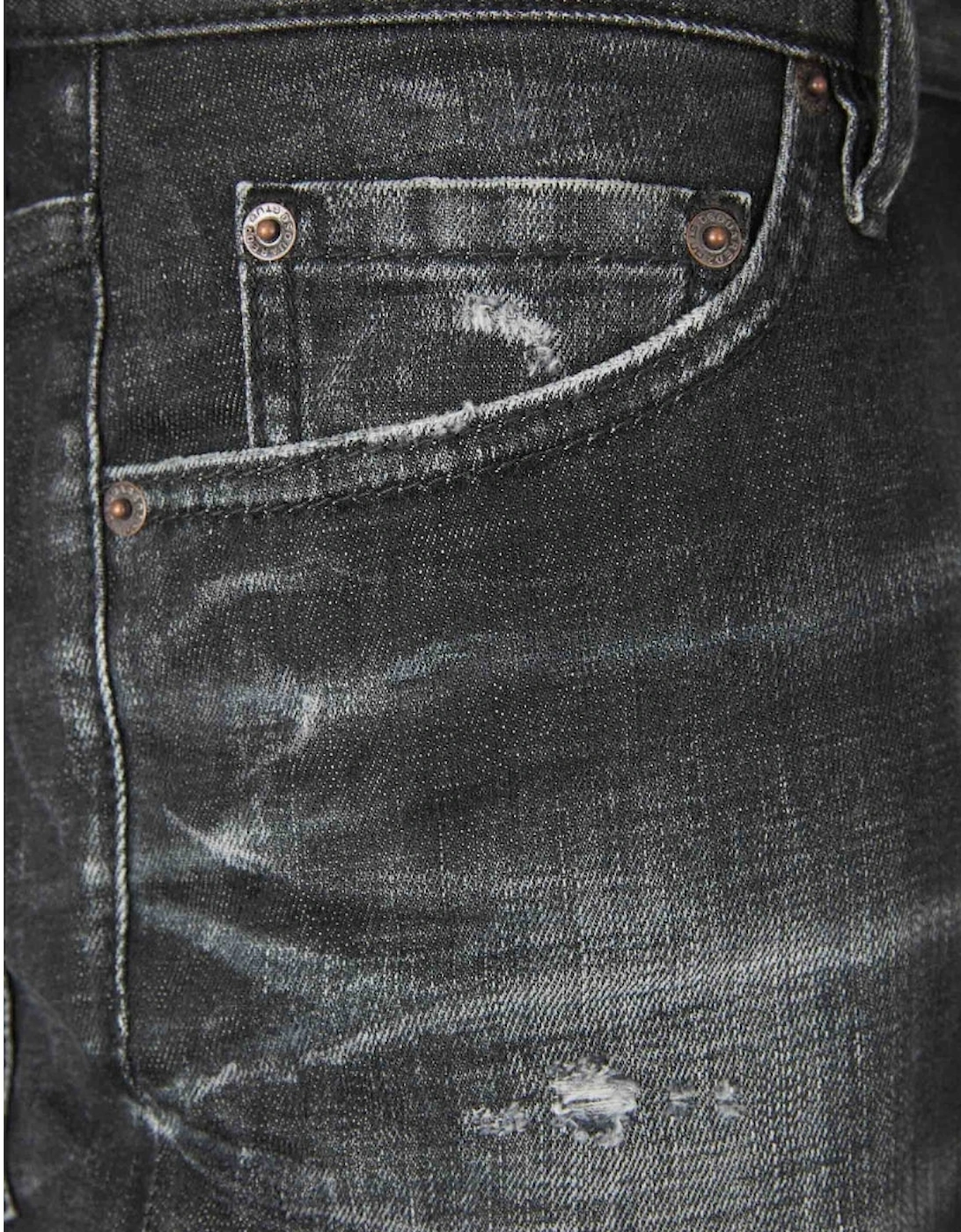 Marine Bermuda Denim Black Shorts