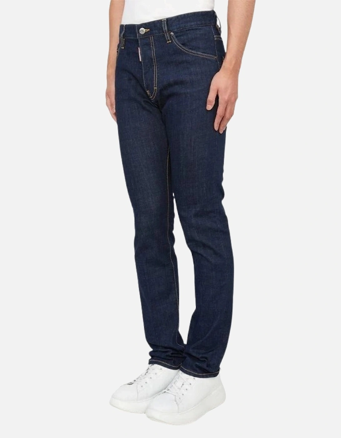 Dark Navy Blue Rinse Wash Cool Guy Jeans