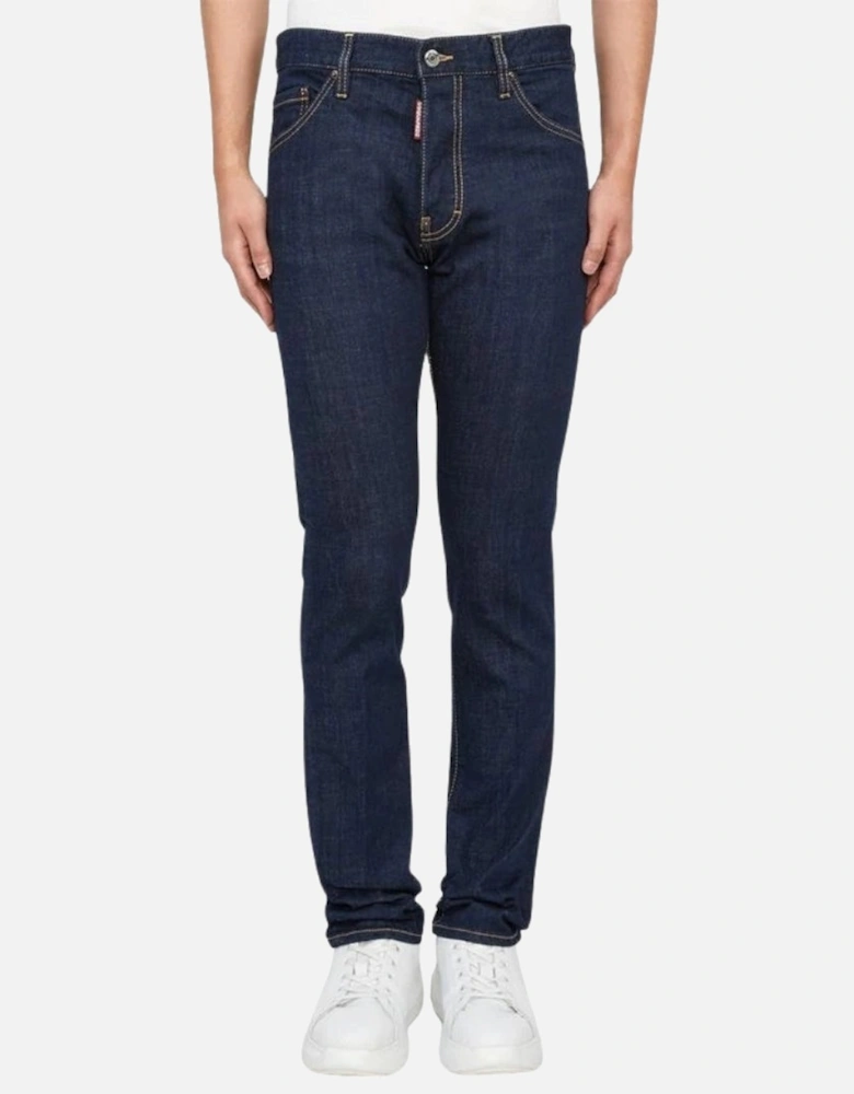 Dark Navy Blue Rinse Wash Cool Guy Jeans