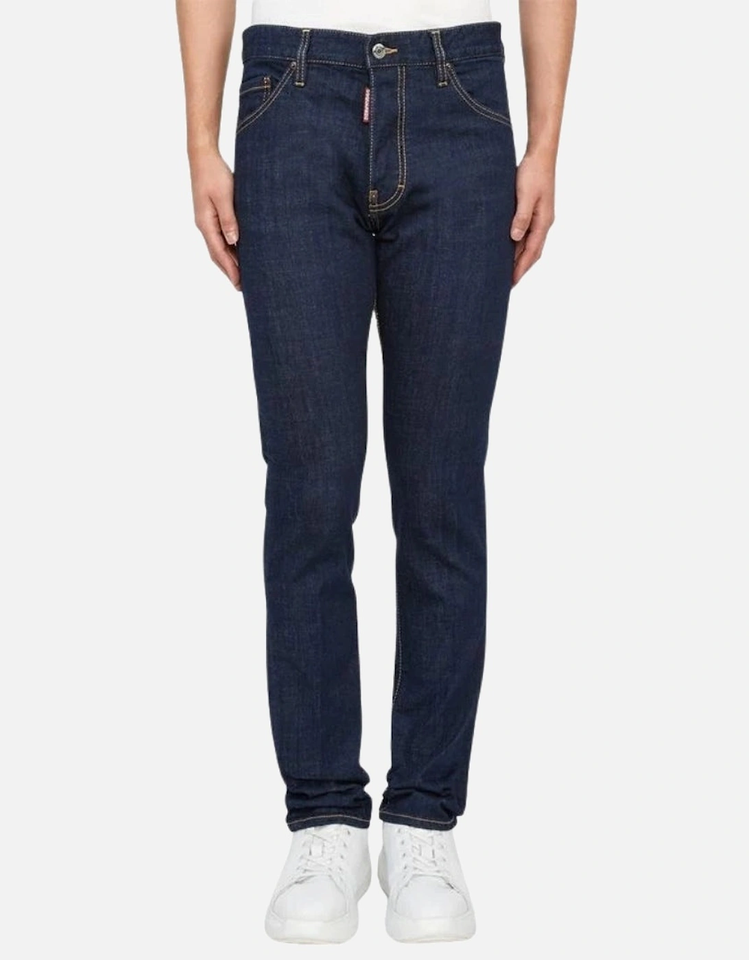 Dark Navy Blue Rinse Wash Cool Guy Jeans