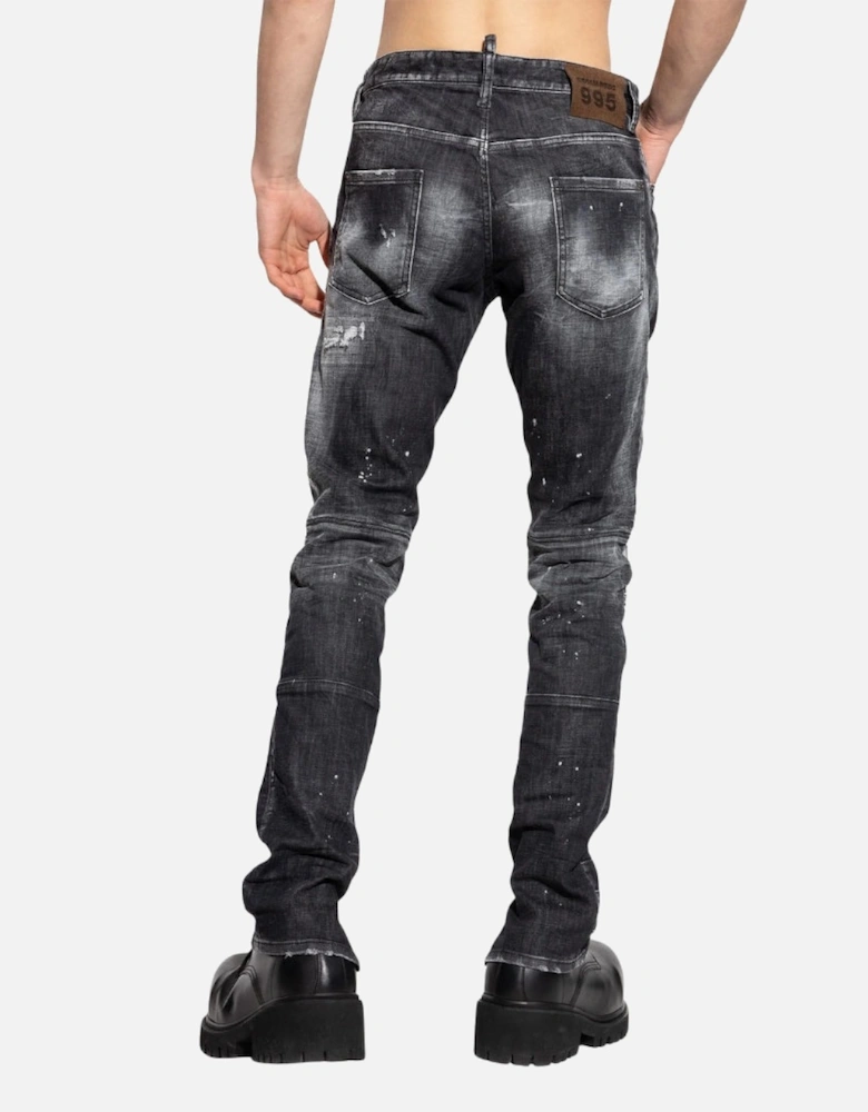 Black Skater fit Jeans