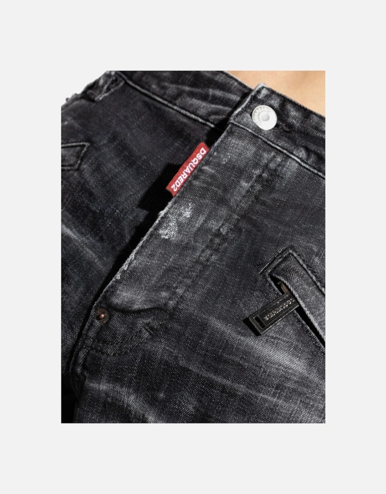 Black Skater fit Jeans