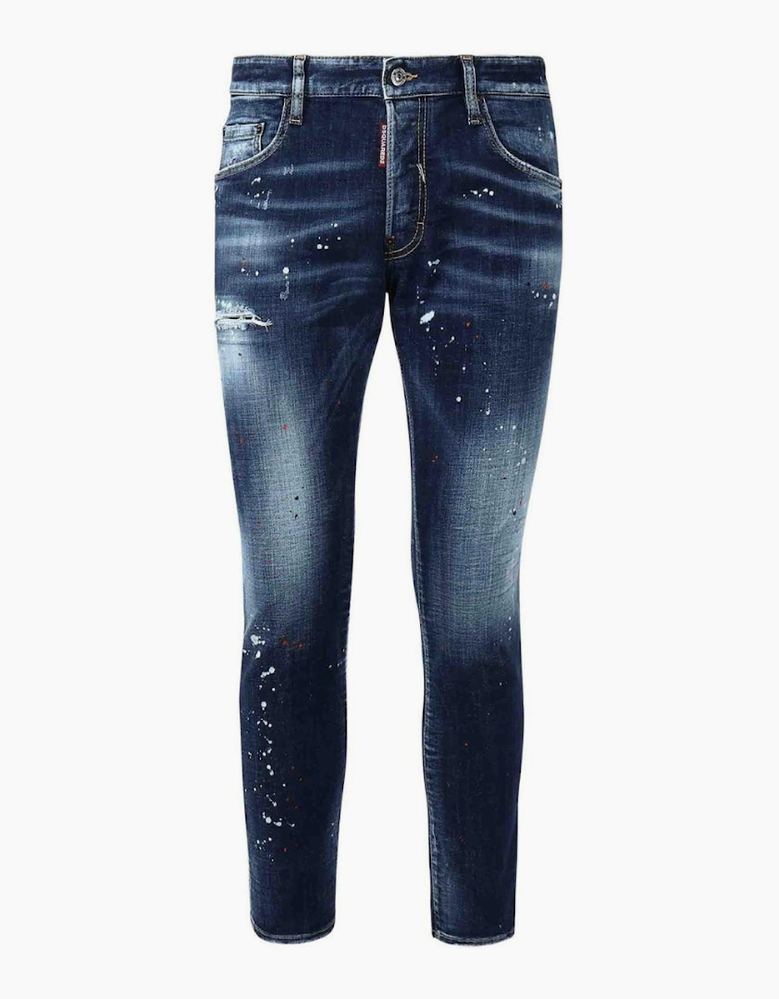 Dsquared2 Men's Navy Easy Wash Skater Blue Jeans  32/36 W36