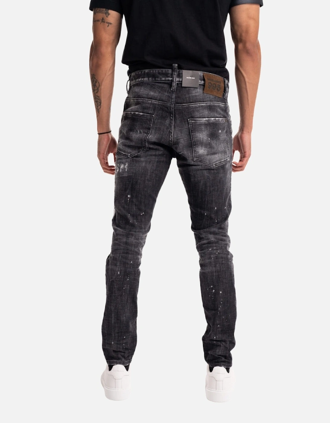 Black Rocky Mountains Wash Skater Jeans