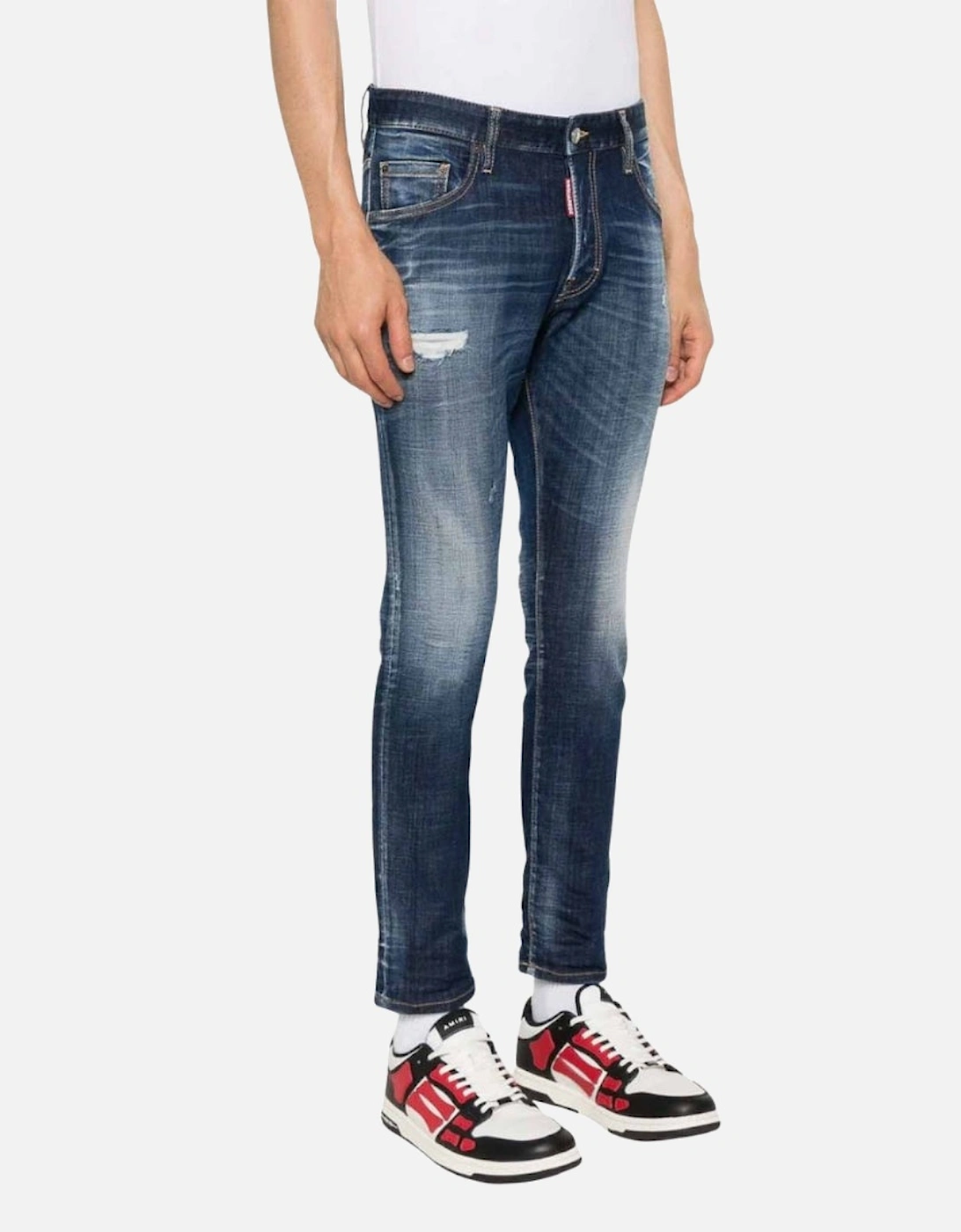 Dark Navy Blue Skater fit Jeans