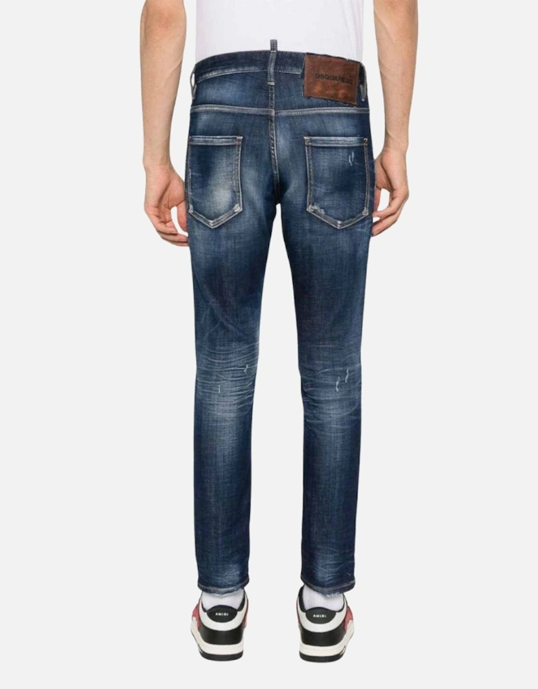 Dark Navy Blue Skater fit Jeans