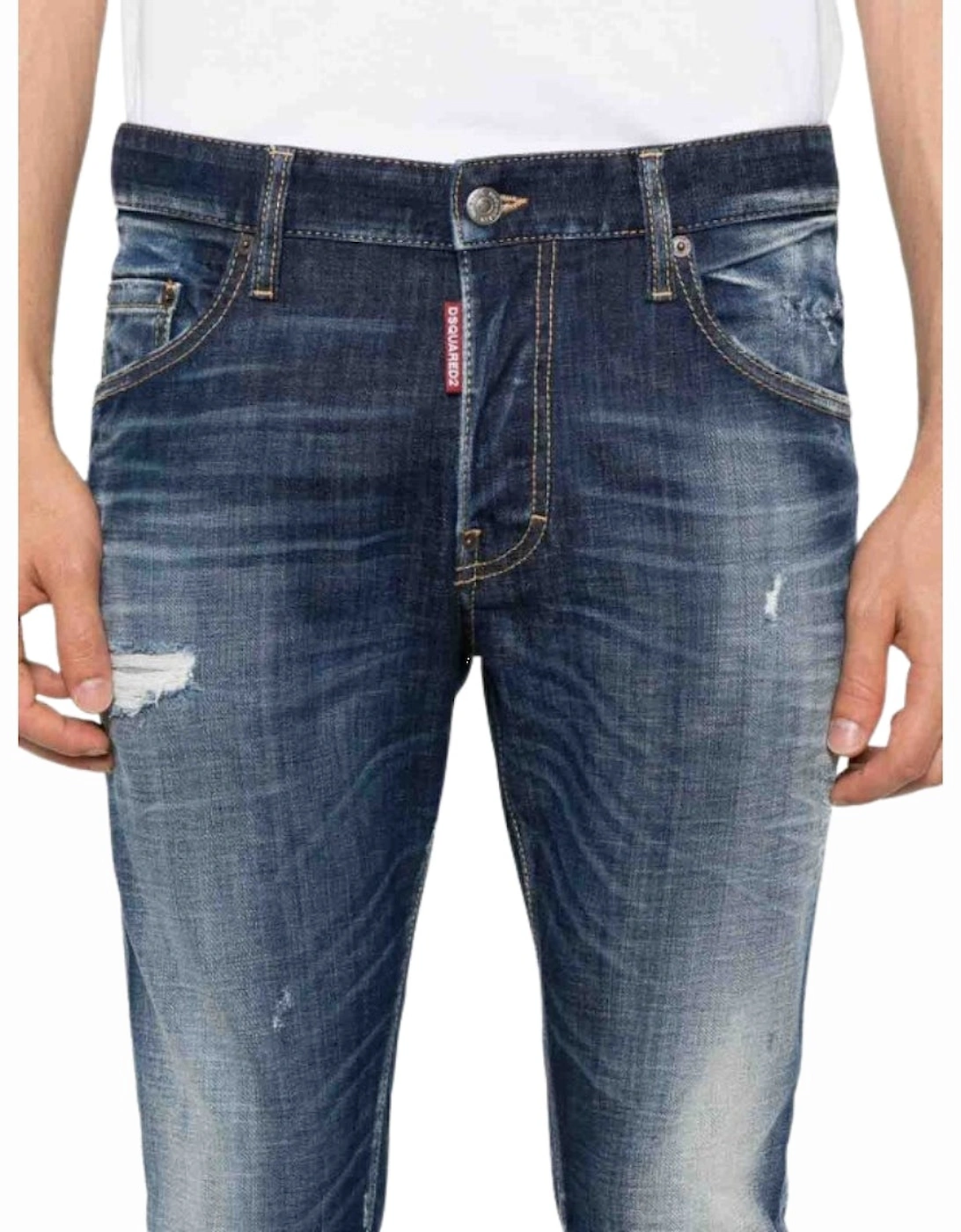 Dark Navy Blue Skater fit Jeans