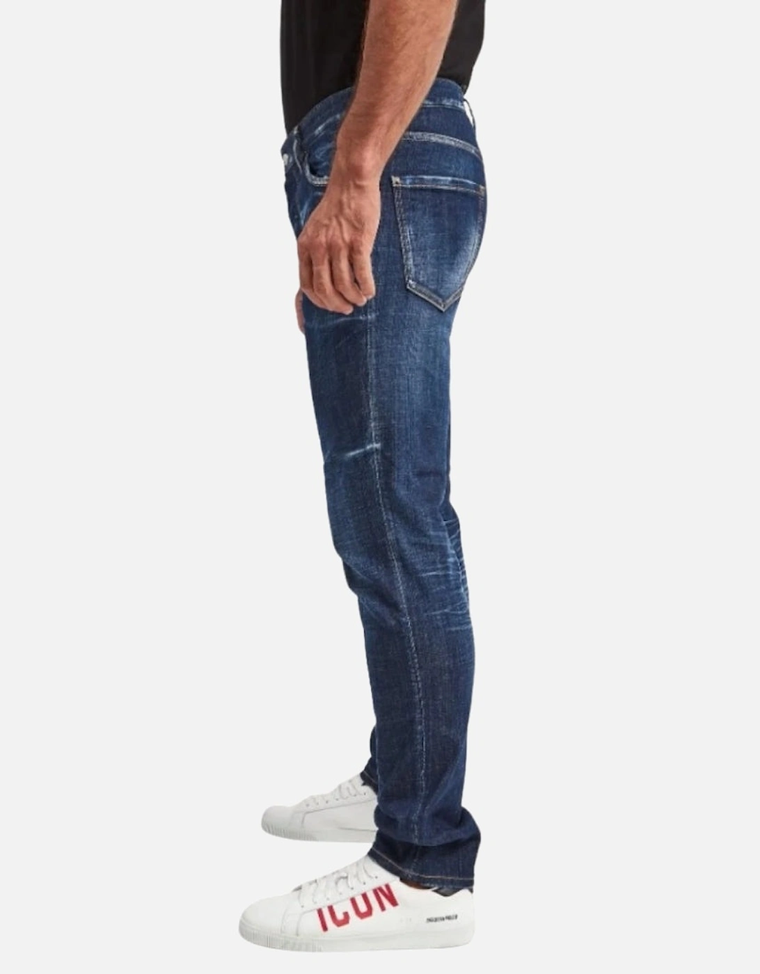 Dark Navy Blue Clean Wash Cool Guy Jeans