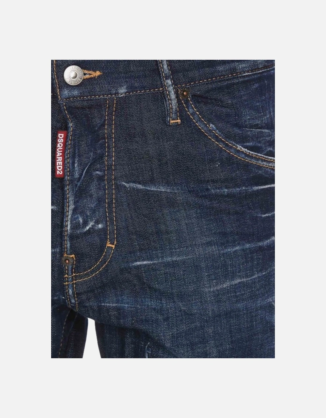 Dark Navy Blue Clean Wash Cool Guy Jeans