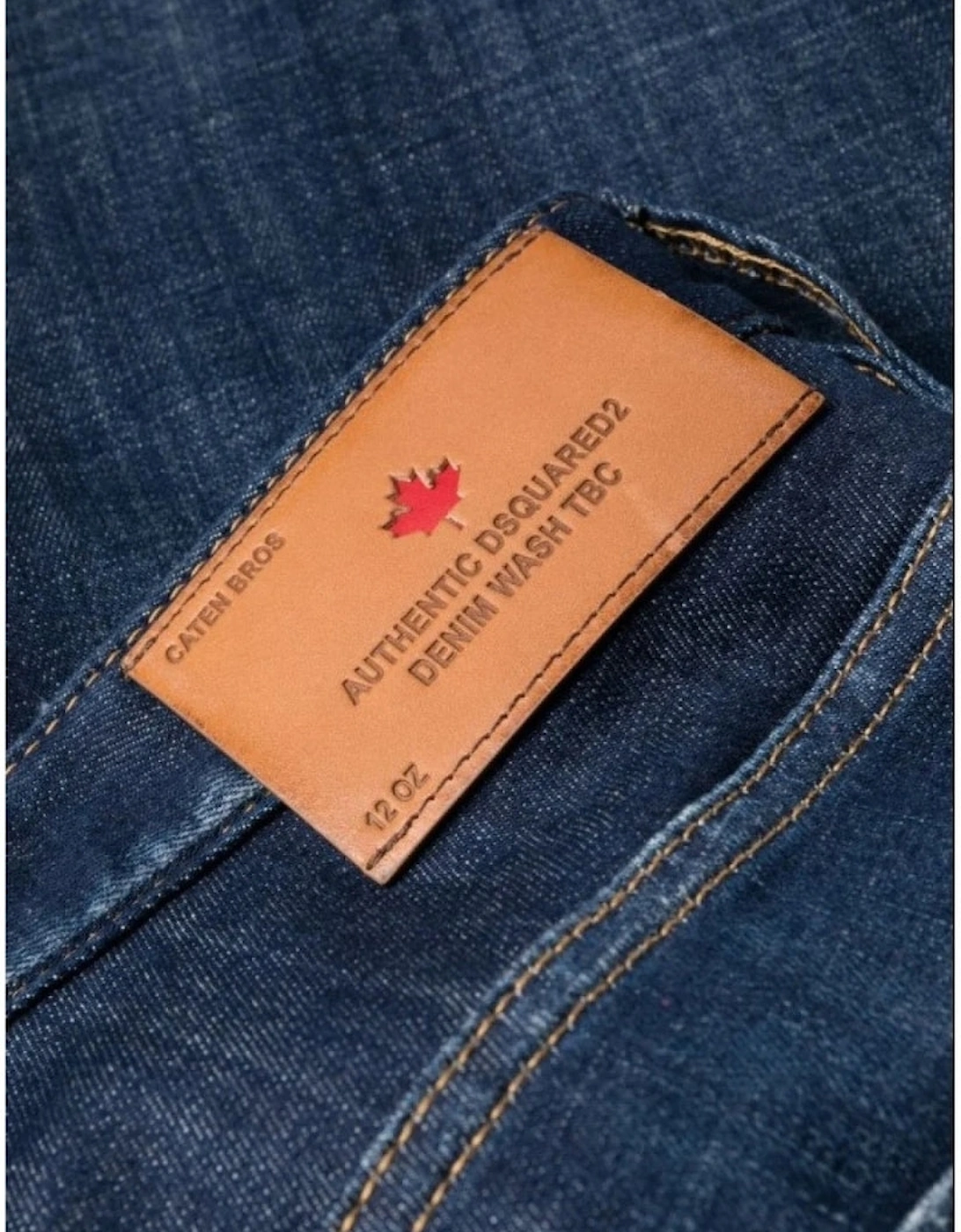 Dark Navy Blue Clean Wash Cool Guy Jeans