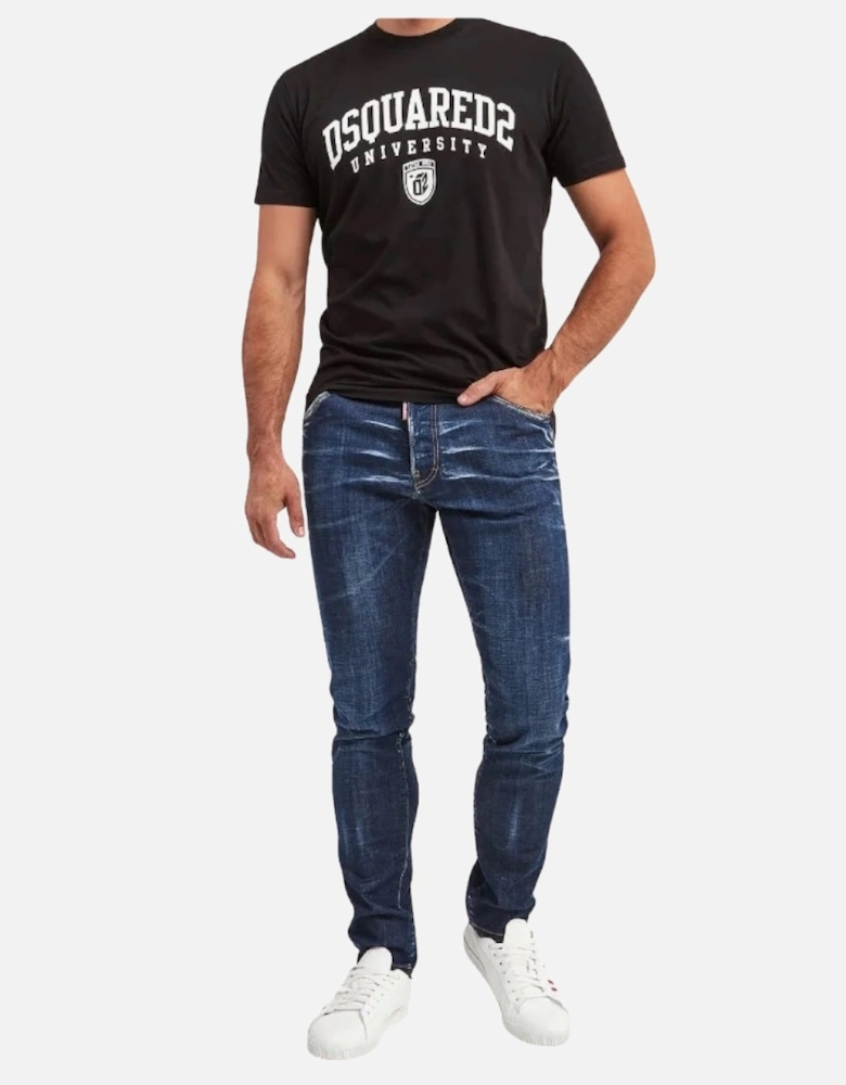 Dark Navy Blue Clean Wash Cool Guy Jeans