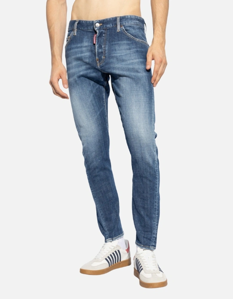 Navy Blue Sexy Twist Jeans