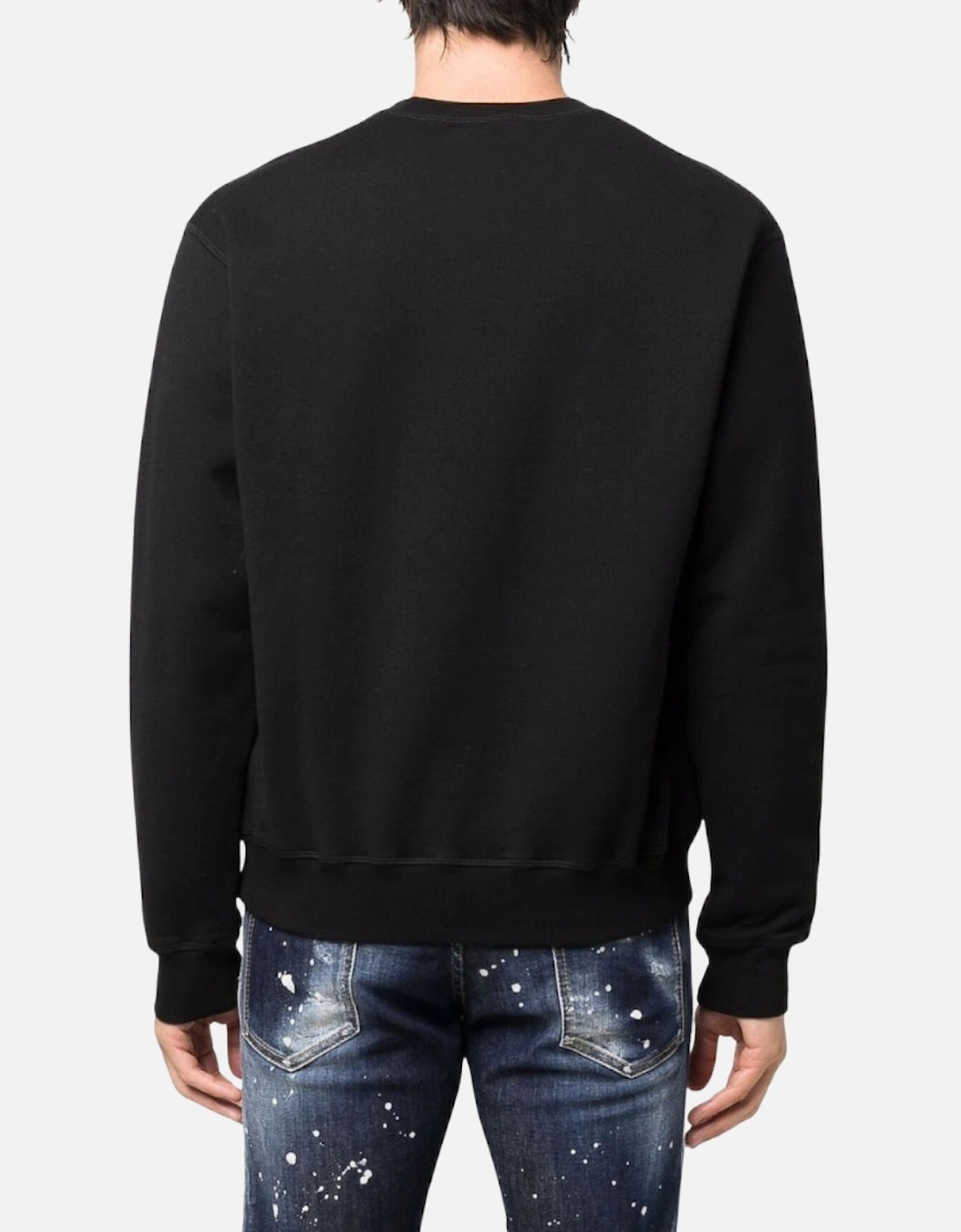 Black Sweatshirt Large Icon Cool Black Logo