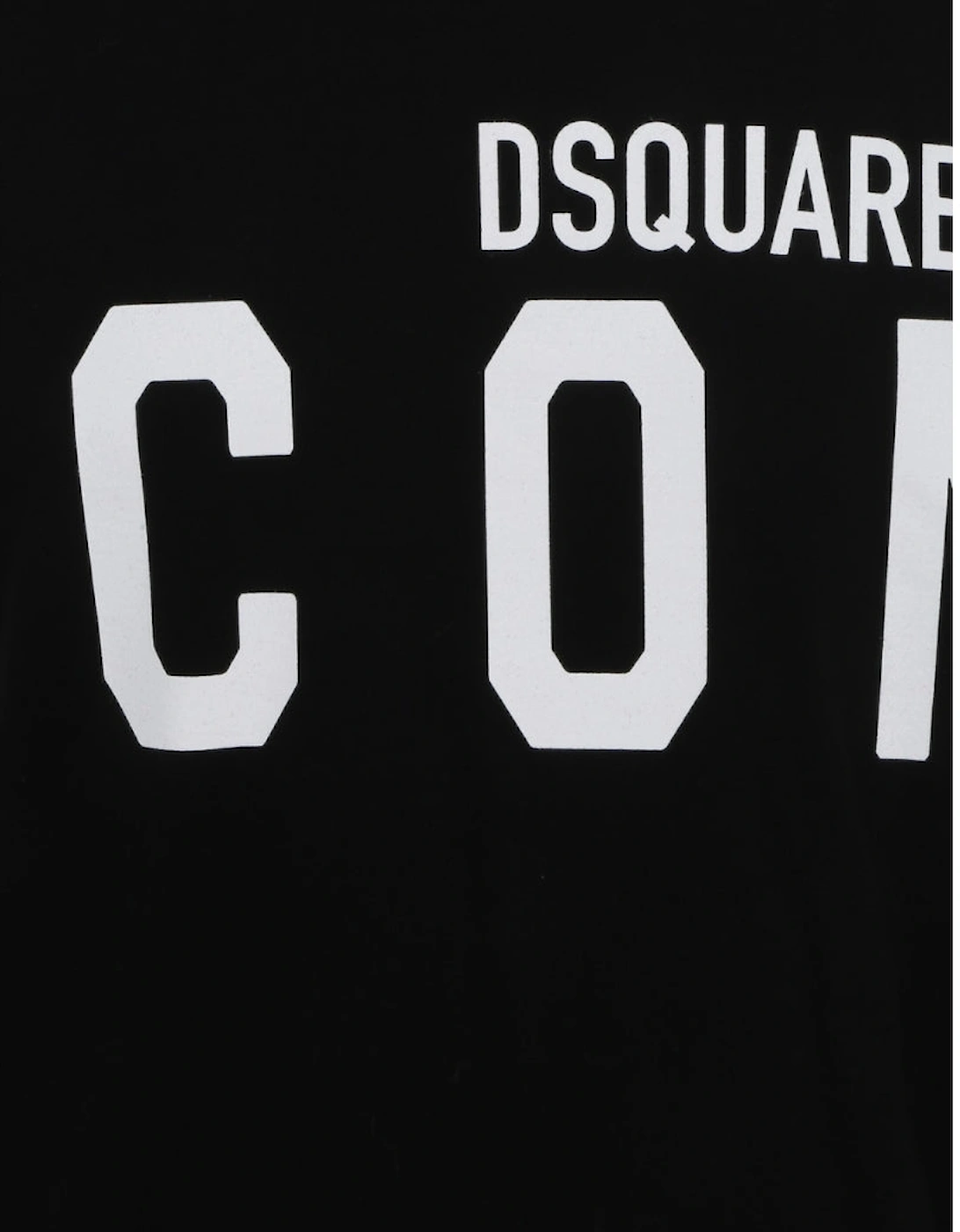 Black T-shirt White Large Icon Cool Logo